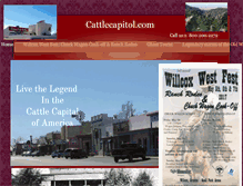 Tablet Screenshot of cattlecapitol.com